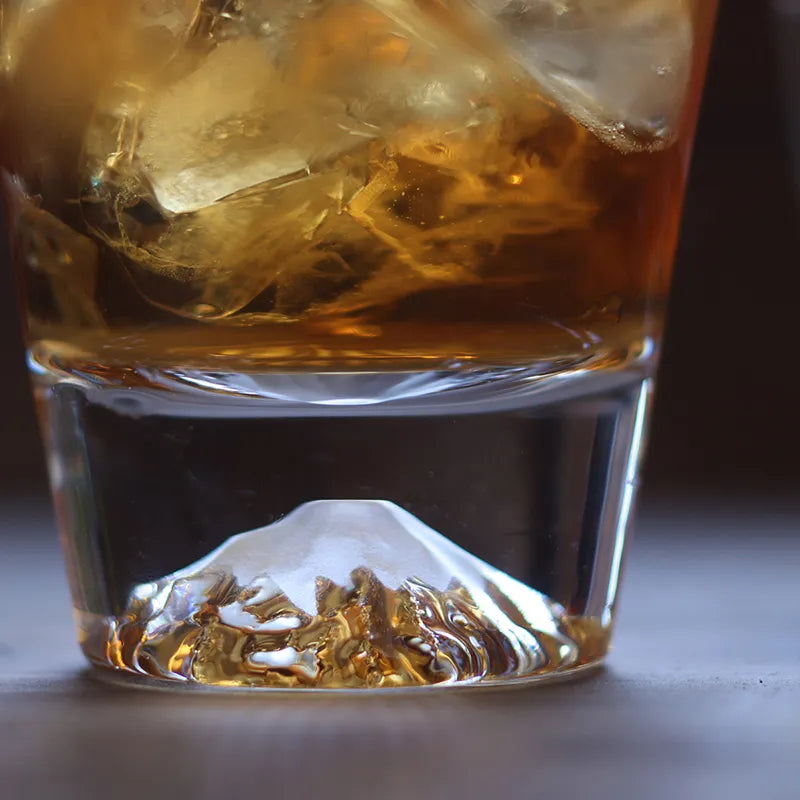 Tajima Glass Mt. Fuji On-The-Rocks Glass