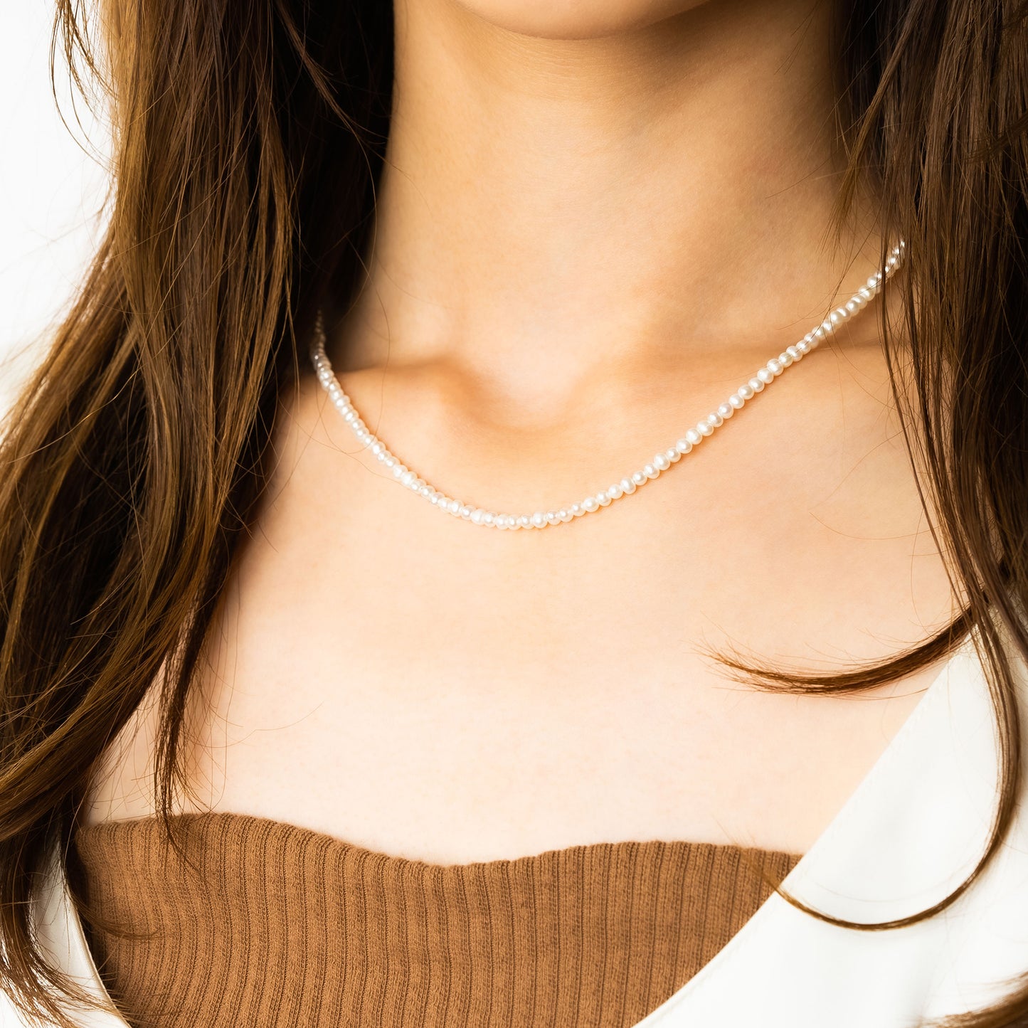 Pearl(3.5mm) Necklace Bracelet 2WAY