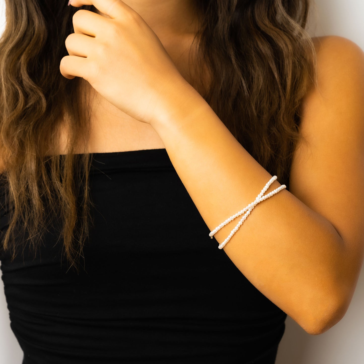 Pearl(3.5mm) Necklace Bracelet 2WAY