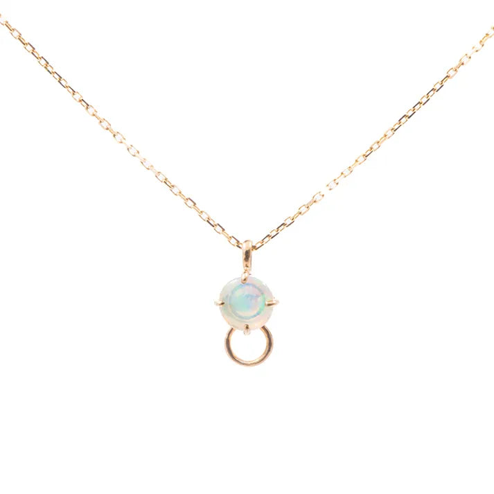 Est LiLas K10YG Opal Necklace